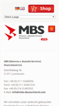 Mobile Screenshot of mbs-deutschland.com