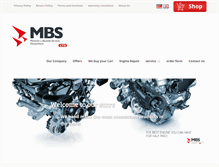 Tablet Screenshot of mbs-deutschland.com